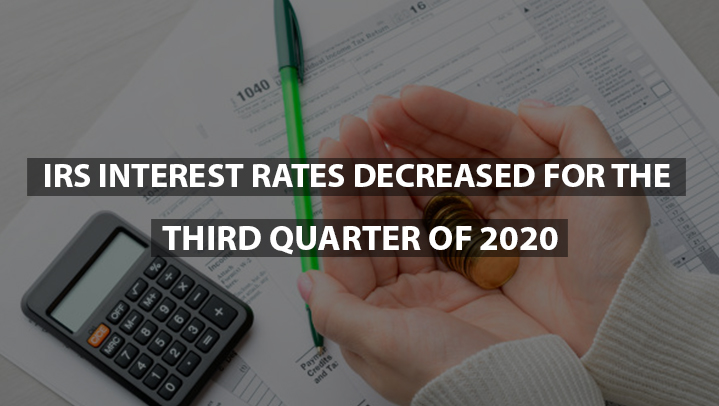 IRS Interest Rates Decreased
