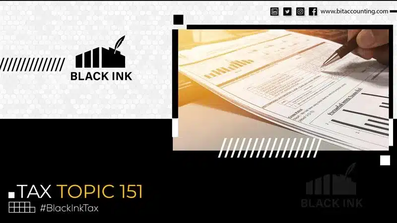Tax Topic 151